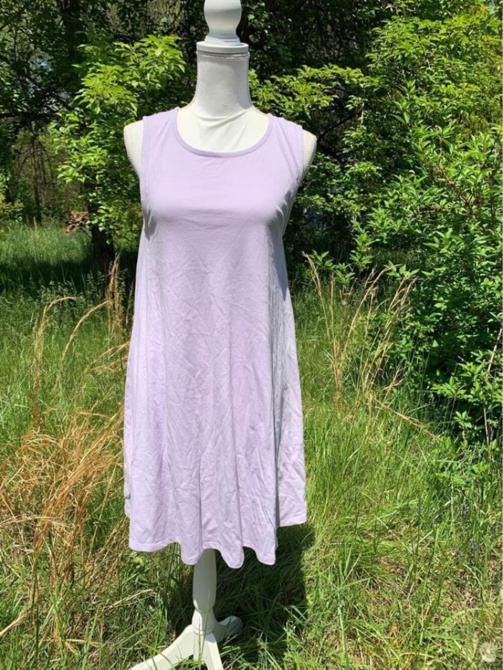 NWT Westloop Swing T Shirt Dress Light Purple Size Medium Womens